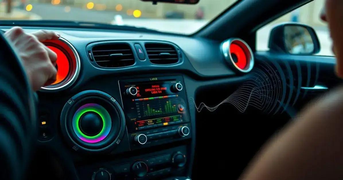 Dicas práticas para otimizar a qualidade sonora no carro